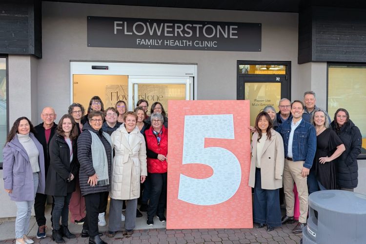Nurses giving love hand signals