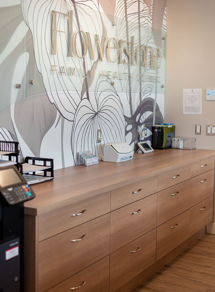 flowerstone inside clinic portrait
